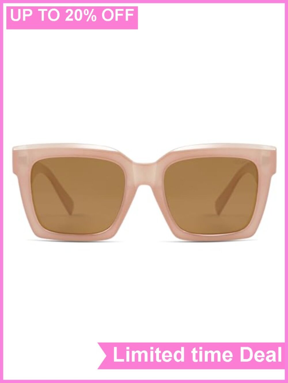 Square Polarized Sunglasses UV400 Retro Full Frame Unisex